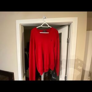 Ralph Lauren Pima Cotton V-Neck Sweater